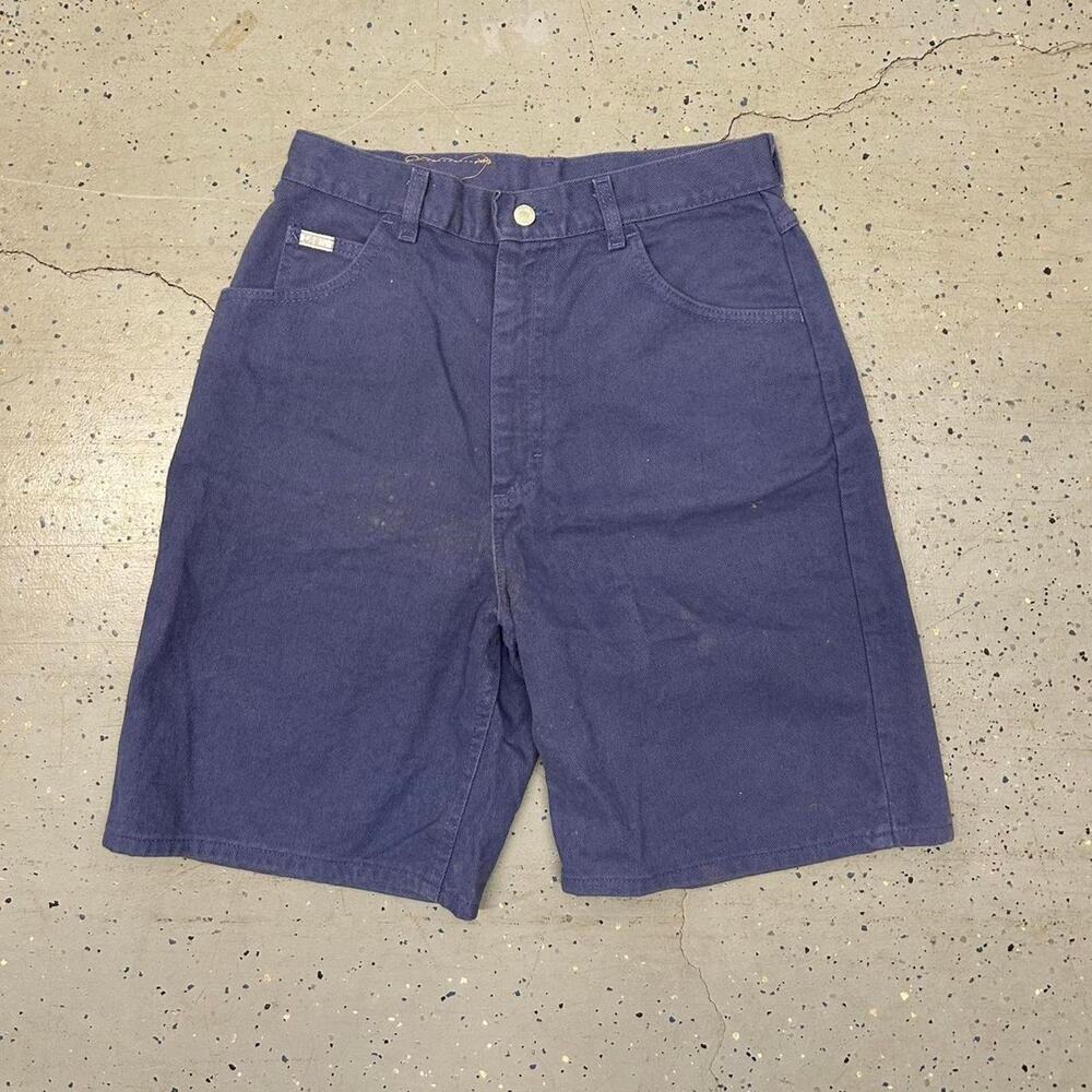 vintage Lee blue denim shorts